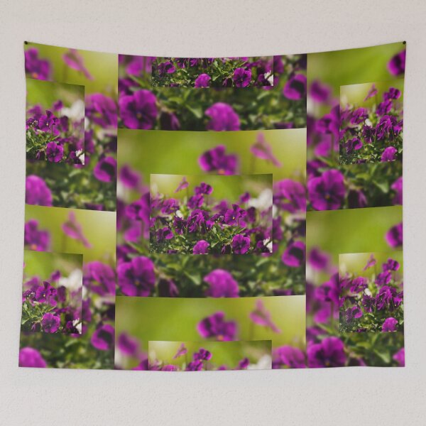 Item preview, Purple pansies flowering bunch designed and sold by Arletta Cwalina.