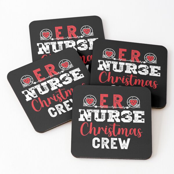 Aperçu de l'œuvre Infirmière des urgences, équipe de Noël, hôpital, E M Infirmière, équipe de Noël, Noël, infirmière, équipe de Noël, salle d'urgence. créée et vendue par plussorn.