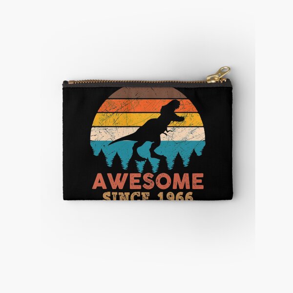 Item preview, Awesome Since 1966 Retro Vintage Dinosaur 55th Birthday Gift designed and sold by designbychow.