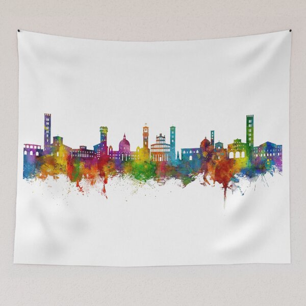 Item preview, Lucca Italy Skyline designed and sold by ArtPrints.