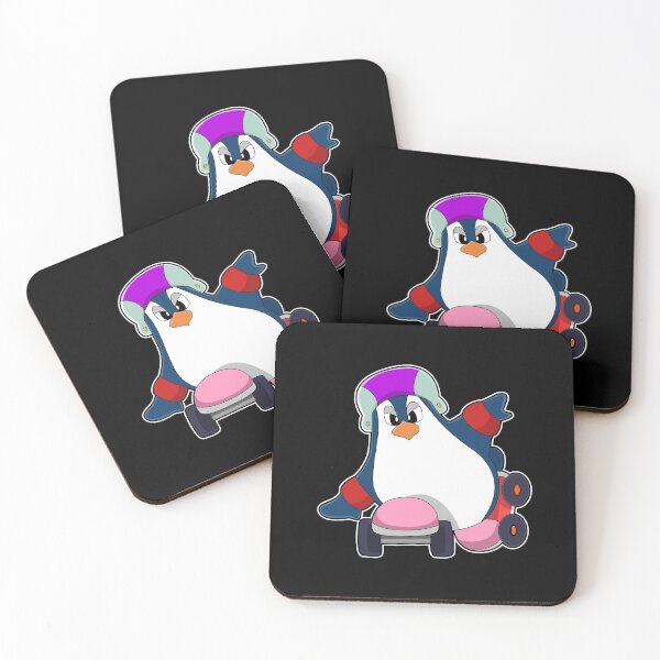 Item preview, Penguin as Inline Skater with Inline Skates designed and sold by Snabdesign84.