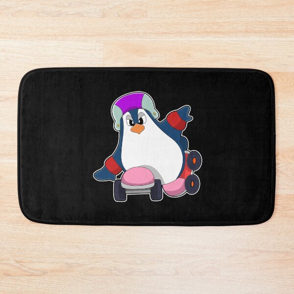 Item preview, Penguin Roller skating Roller skates  designed and sold by Snabdesign84.