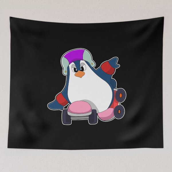 Item preview, Penguin as Inline Skater with Inline Skates designed and sold by Snabdesign84.
