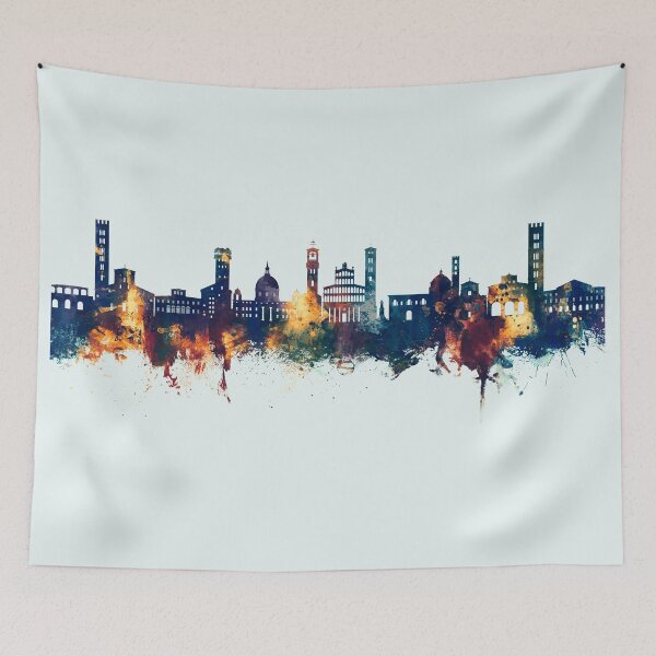 Item preview, Lucca Italy Skyline designed and sold by ArtPrints.