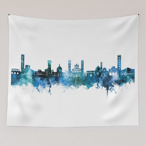 Item preview, Lucca Italy Skyline designed and sold by ArtPrints.