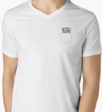 Wear your heart on your sleeve Men's V-Neck T-Shirt