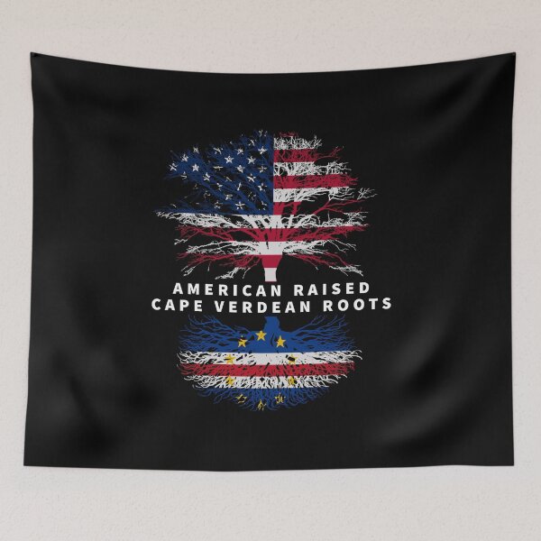 Item preview, American Raised with Cape Verdean Roots || Cabo Verde designed and sold by AskAboutMe.