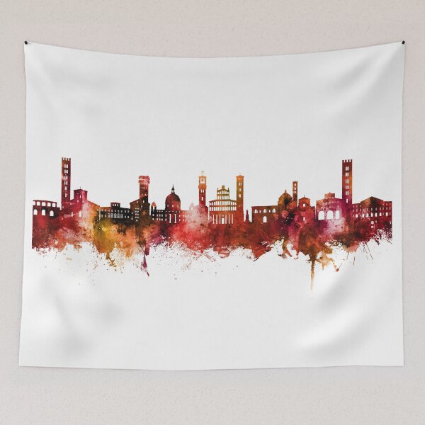 Item preview, Lucca Italy Skyline designed and sold by ArtPrints.
