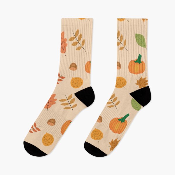 Item preview, Autumn leaves and pumpkin Thanksgiving pattern  designed and sold by Yasminepatterns .