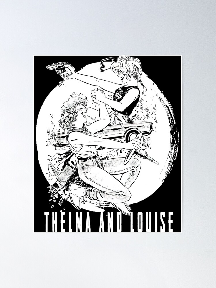 Thelma & Louise Art Board Print for Sale by PuzzleBuzz