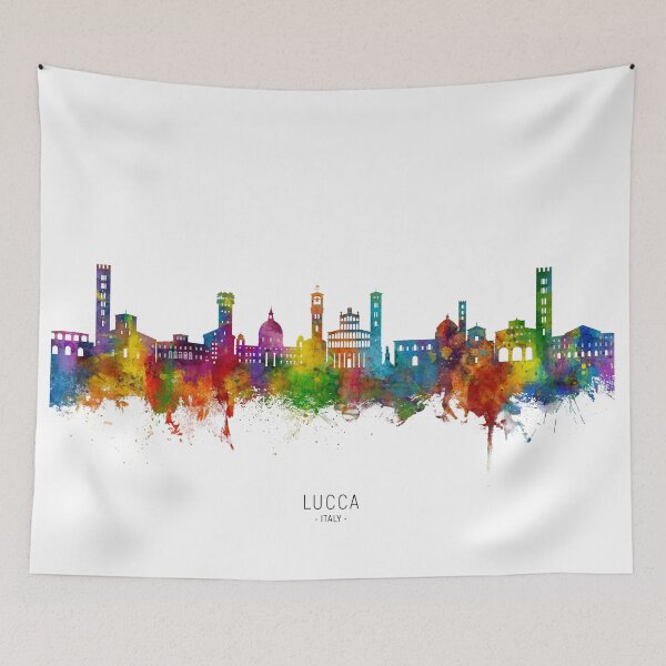 Item preview, Lucca Italy Skyline designed and sold by ArtPrints.