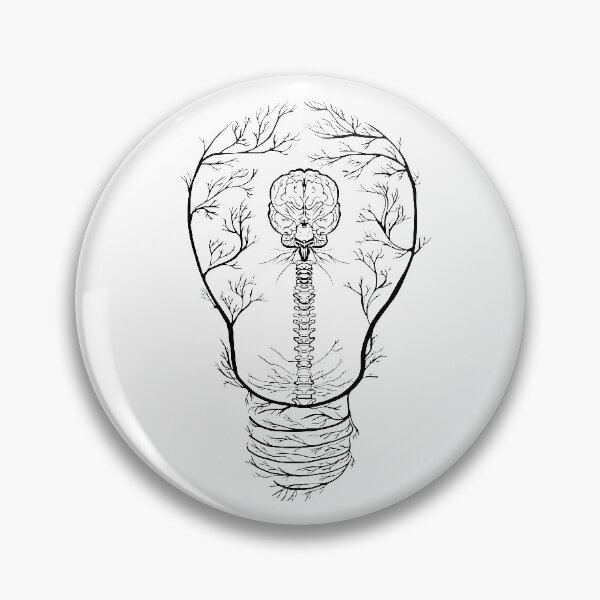 Item preview, Brain Light Bulb (Black) designed and sold by CUNeuroscience.