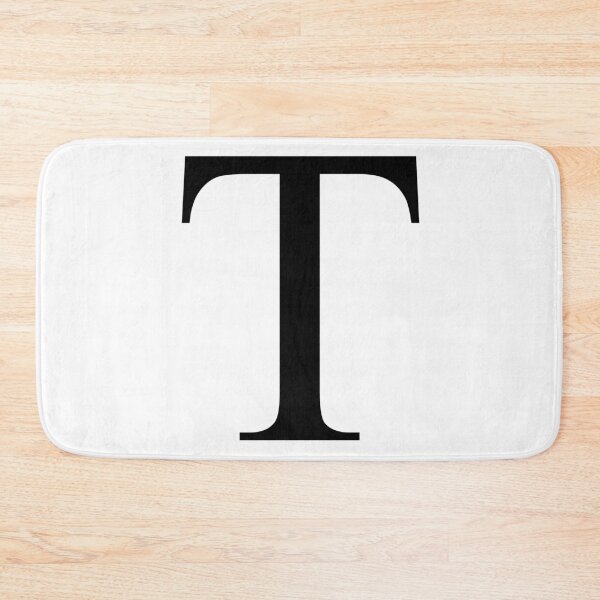 Item preview, The Letter T Black on White 5748 designed and sold by Art in My Loft.