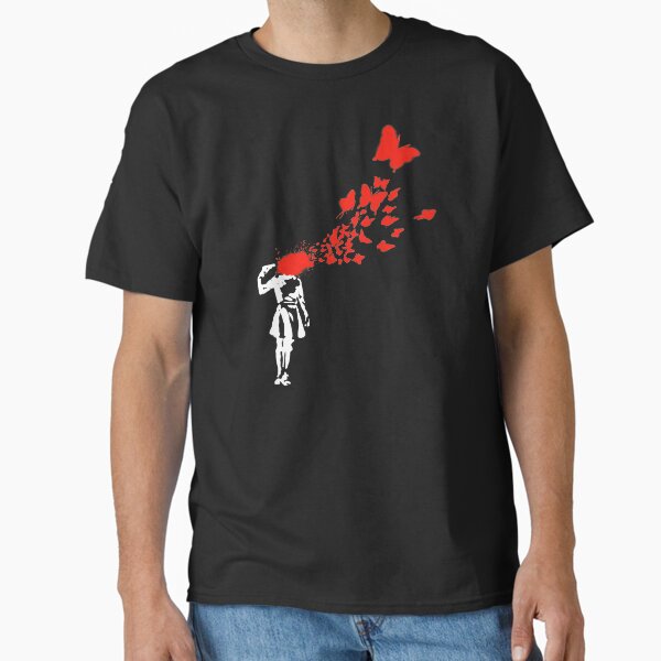 Item preview, Banksy Suicide Girl Butterflies designed and sold by WE-ARE-BANKSY.