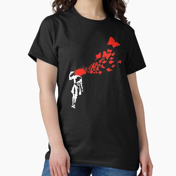 Item preview, Banksy Suicide Girl Butterflies designed and sold by WE-ARE-BANKSY.