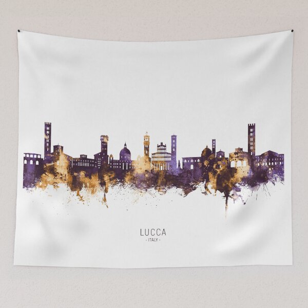 Item preview, Lucca Italy Skyline designed and sold by ArtPrints.
