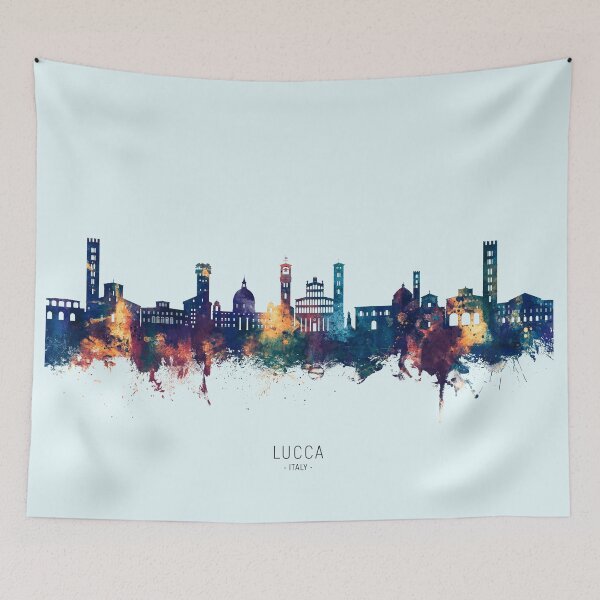 Item preview, Lucca Italy Skyline designed and sold by ArtPrints.