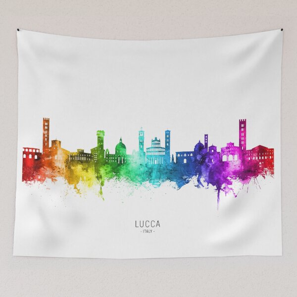 Item preview, Lucca Italy Skyline designed and sold by ArtPrints.