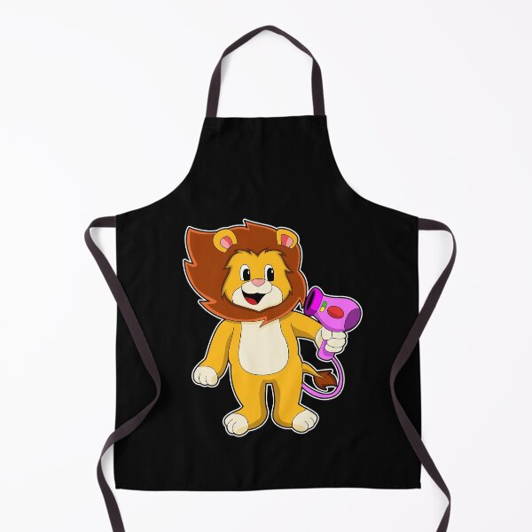 Item preview, Lion with Hair dryer designed and sold by Snabdesign84.