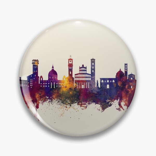 Item preview, Lucca Italy Skyline designed and sold by ArtPrints.