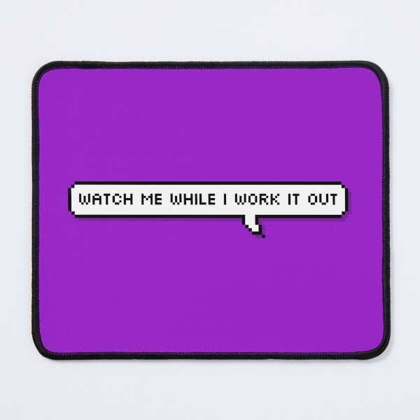 Item preview, aespa Next Level Watch me while I work it out Pixel Speech designed and sold by helloharu.