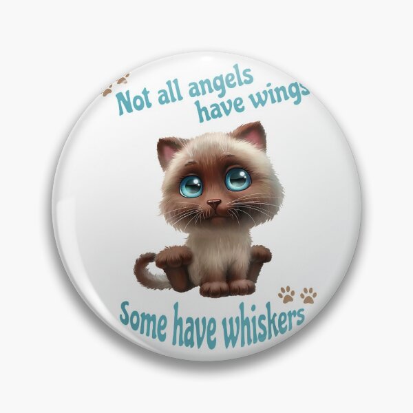 Item preview, Not All Angels Have Wings Some Have Whiskers  designed and sold by Studio729.