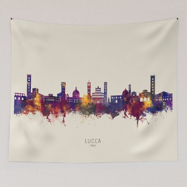 Item preview, Lucca Italy Skyline designed and sold by ArtPrints.