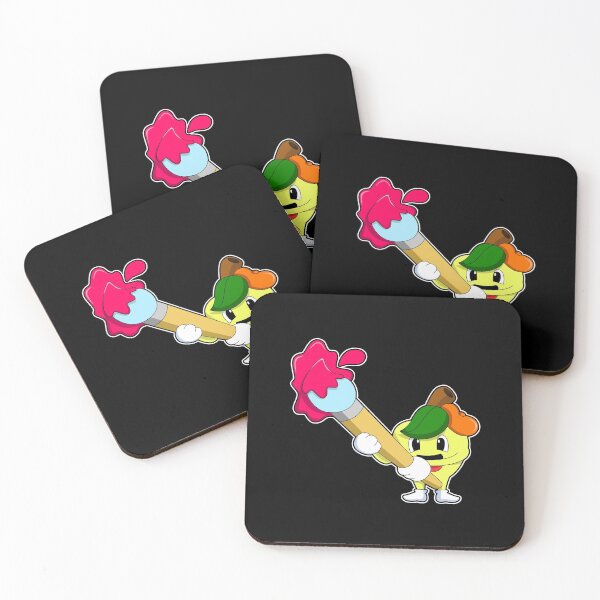 Item preview, Apple as Painter with Paint brush designed and sold by Snabdesign84.