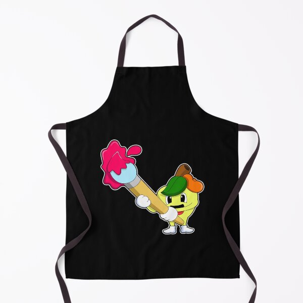 Item preview, Apple as Painter with Paint brush designed and sold by Snabdesign84.