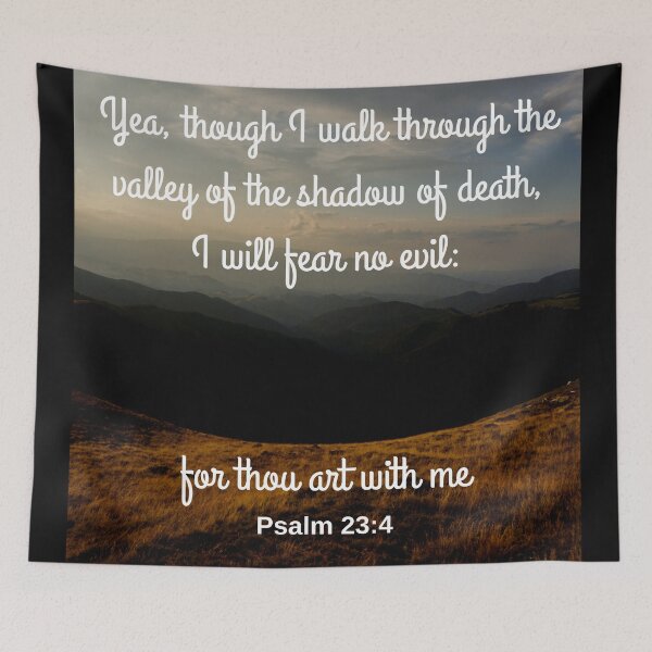 Item preview, Psalm 23:4 KJV designed and sold by Caregiverology.
