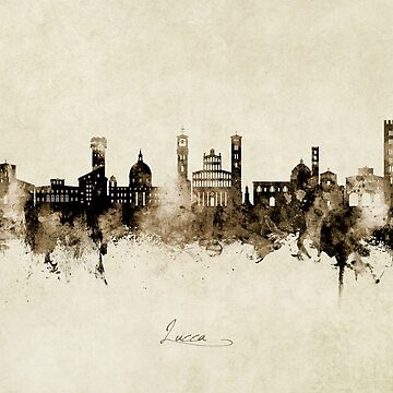 Artwork thumbnail, Lucca Italy Skyline by ArtPrints