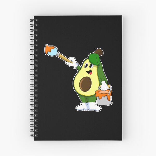 Item preview, Avocado Painter Paintbrush Painting designed and sold by Snabdesign84.