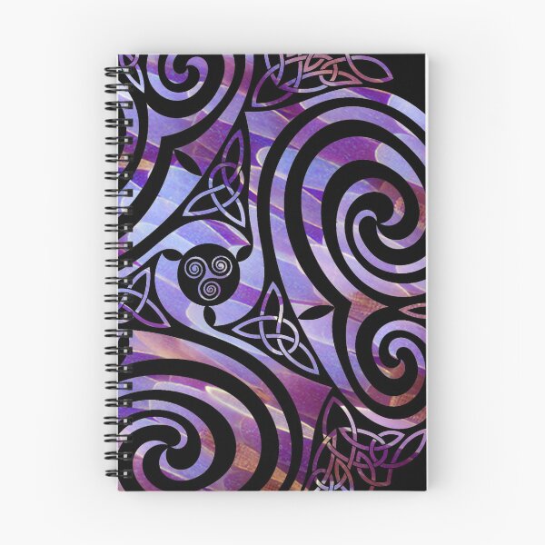 Item preview, Triskel Violet designed and sold by fraktonart.