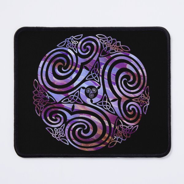 Item preview, Triskel Violet designed and sold by fraktonart.