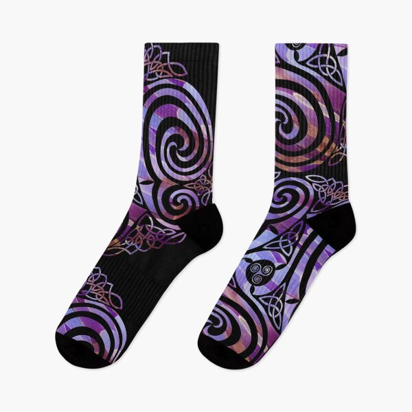 Item preview, Triskel Violet designed and sold by fraktonart.