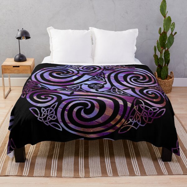 Item preview, Triskel Violet designed and sold by fraktonart.