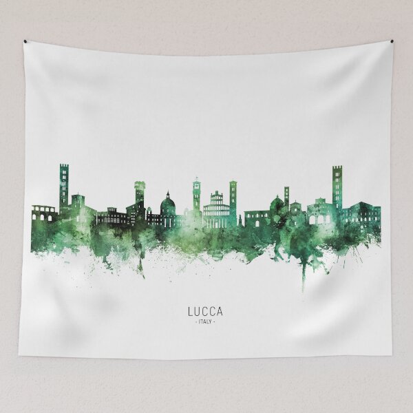 Item preview, Lucca Italy Skyline designed and sold by ArtPrints.