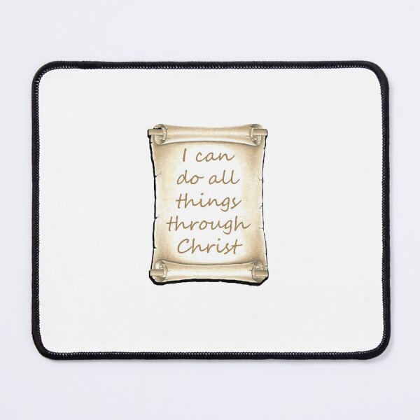 Item preview, I can do all things through Christ designed and sold by Shalomjoy.