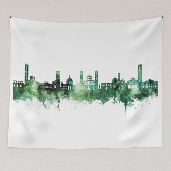 Item preview, Lucca Italy Skyline designed and sold by ArtPrints.