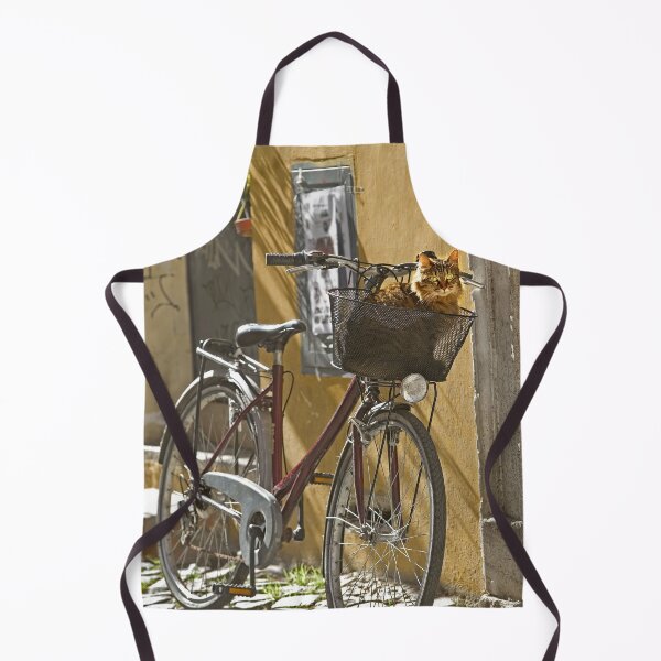 Item preview, Cat in a Bicycle Basket designed and sold by ScienceSource.