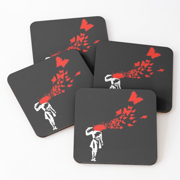 Item preview, Banksy Suicide Girl Butterflies designed and sold by WE-ARE-BANKSY.