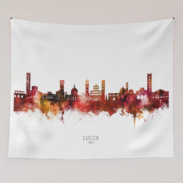 Item preview, Lucca Italy Skyline designed and sold by ArtPrints.