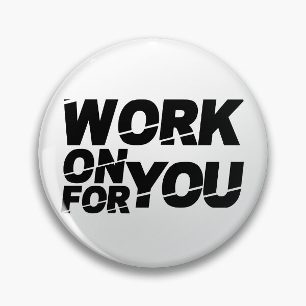 Item preview, Work On You For You Motivational Quote designed and sold by Tema EL.