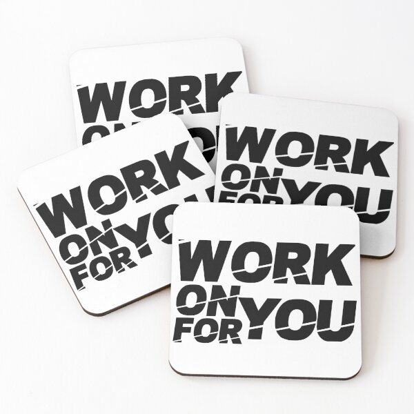 Item preview, Work On You For You Motivational Quote designed and sold by Tema EL.