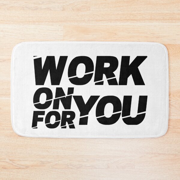 Item preview, Work On You For You Motivational Quote designed and sold by Tema EL.