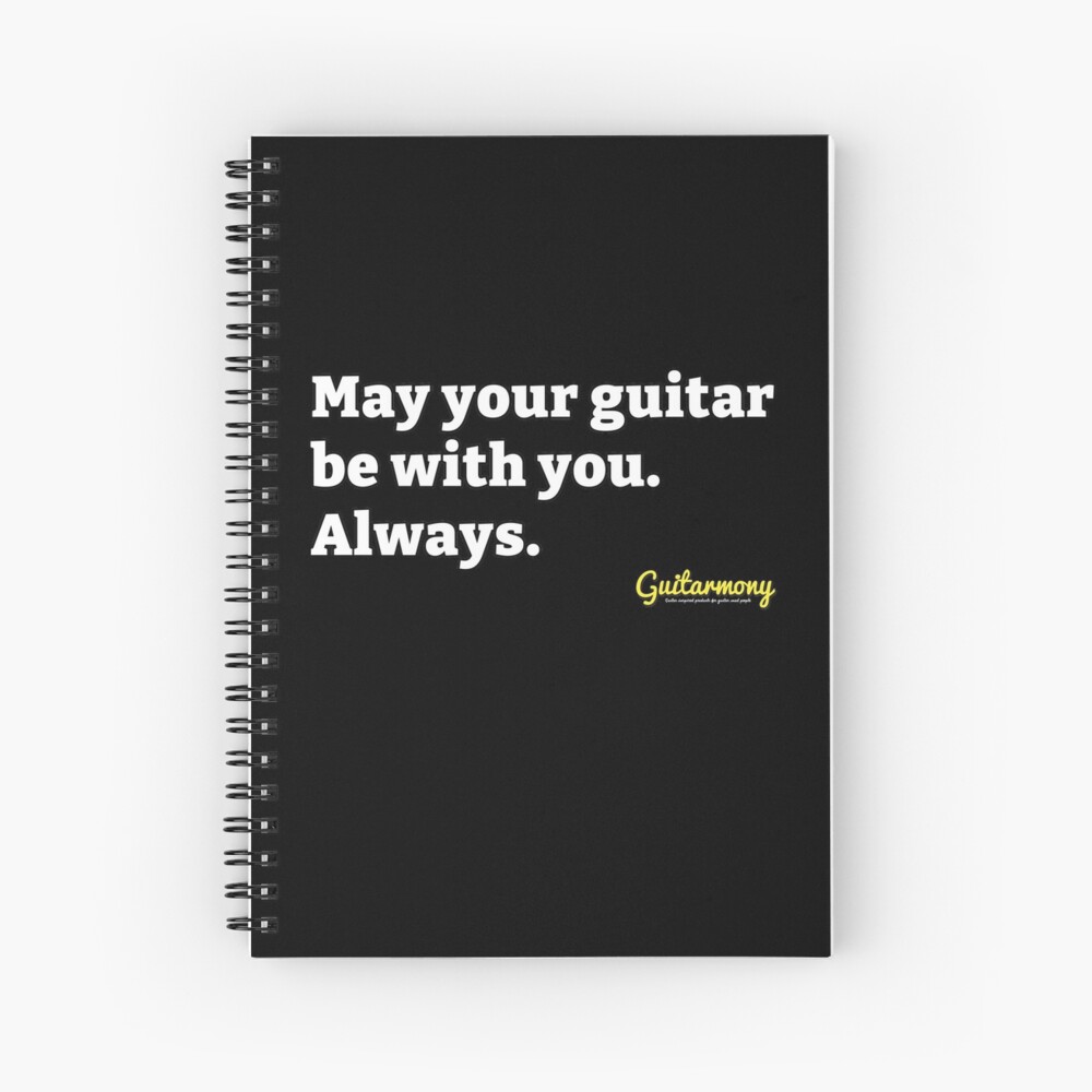 Item preview, Spiral Notebook designed and sold by Guitarmony.