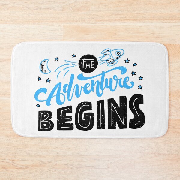 Item preview, The Adventure Begins Rocket designed and sold by Parag's Travel Shop.
