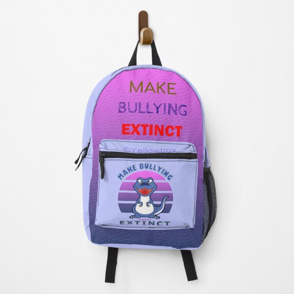Item preview, Make Bullying Extinct For Unity Day, Purple Dinosaur Illustration - Yellowbox ink painting designed and sold by twyellowbox.