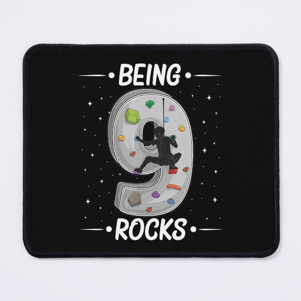 Item preview, 9 year old rock climbing 9th birthday Adventures Climber designed and sold by GabiStock.
