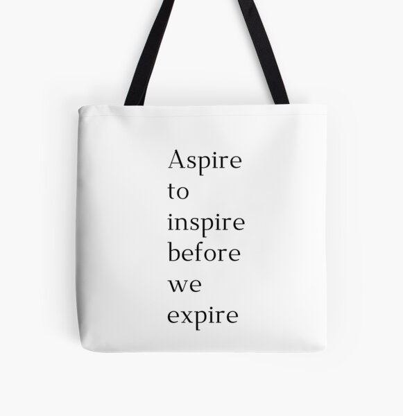 Aspire All Over Print Tote Bag